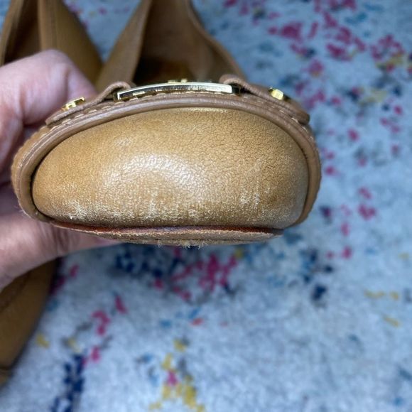 Tory Burch Royal Tan Box In Clines
Ballet Tumbled Leather Flats Sz 10.5 - Picture 11 of 13